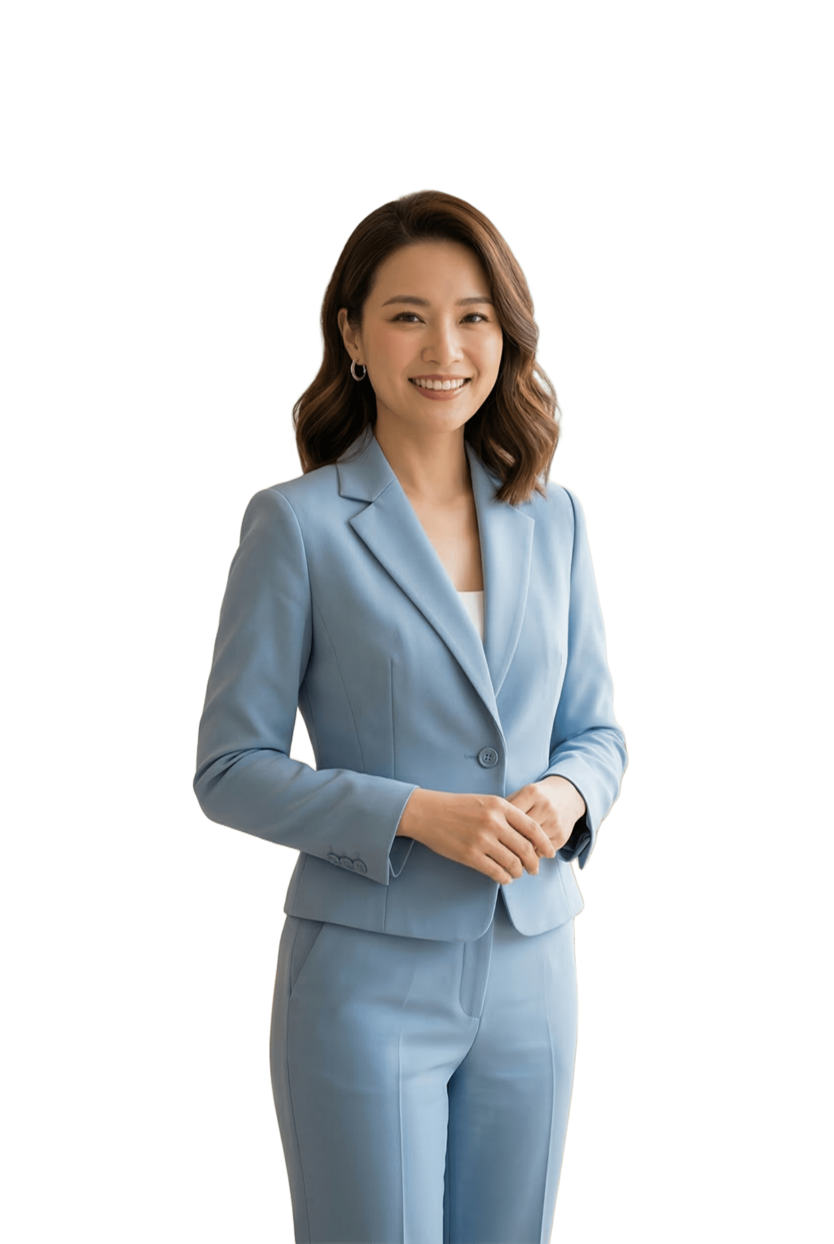 Image of a woman, standing